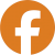 Facebook logo in orange