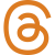 threads logo in orange