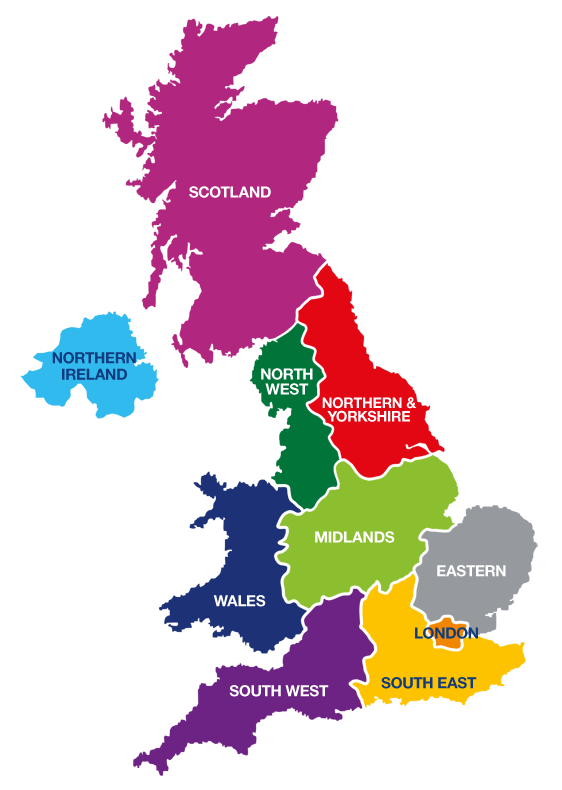 uk chapter regions map 