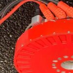 image displaying the REVR attached to a car's wheel hub