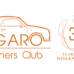 Figaro Owners Club Logo with the Club's Nissan Figaro 35th Anniversary Crest in Orange text on a white background