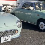Two Figaros parked outside Millies American Diner