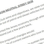 Snap shot of letter that was sent to Jersey Government