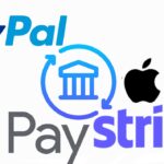 Bank Transfer, PayPal, Stripe, G Pay and Apple Pay options displayed against a white background