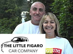 Colin and Lesley of The Little Figaro Car Company