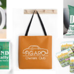 Various products for sale in the Figaro Owners Club Shop on Redbubble