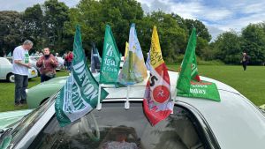 flags on the Figaro