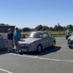 owners stood by their Figaros in the sunshine