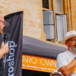 A question and answer session at the event