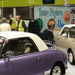 Figaros on the stand at a previous visit to the NEC Classic Motor Show